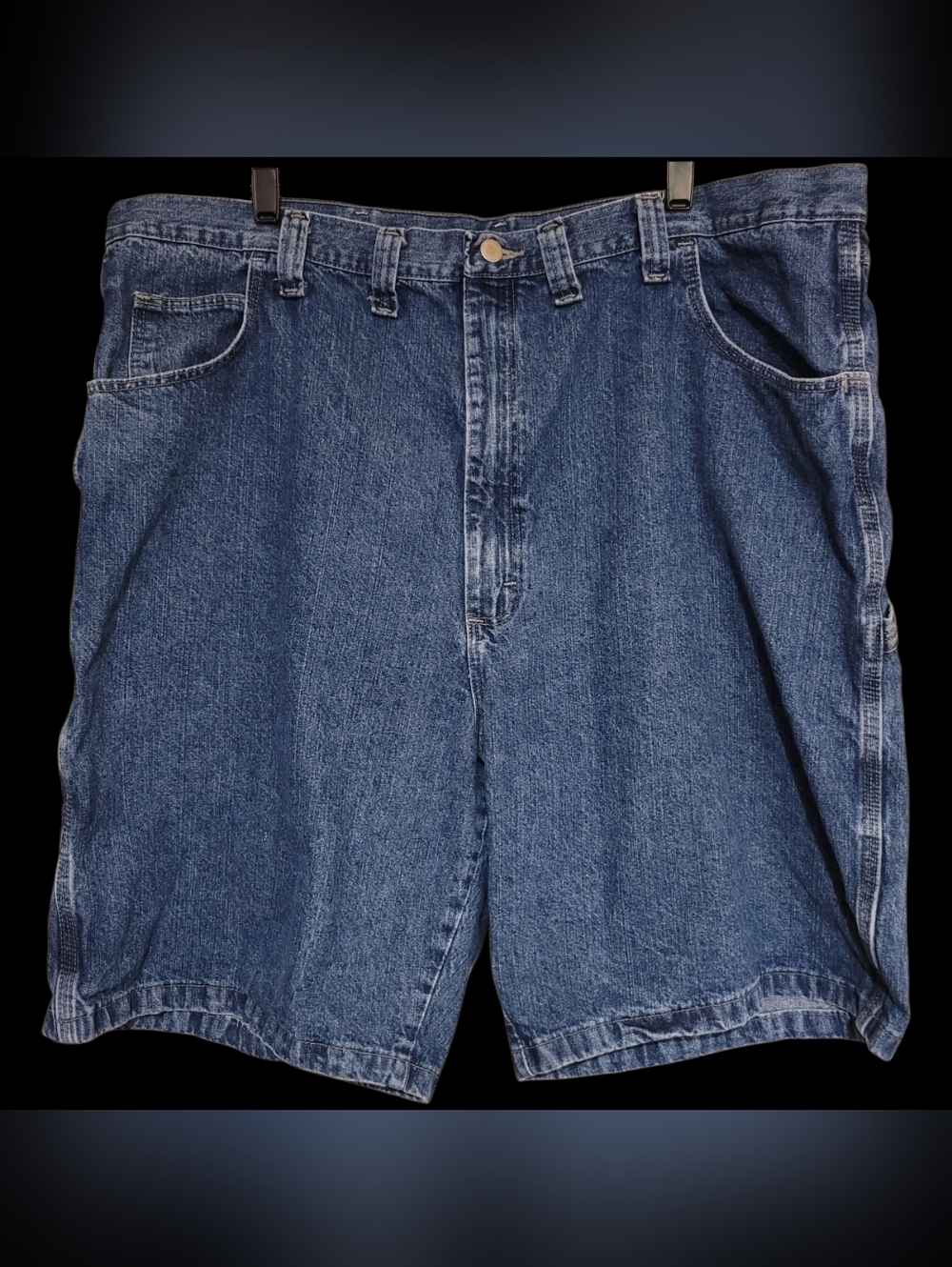 Wrangler Denim Carpenter Shorts 100% Cotton, Size 44 Mens